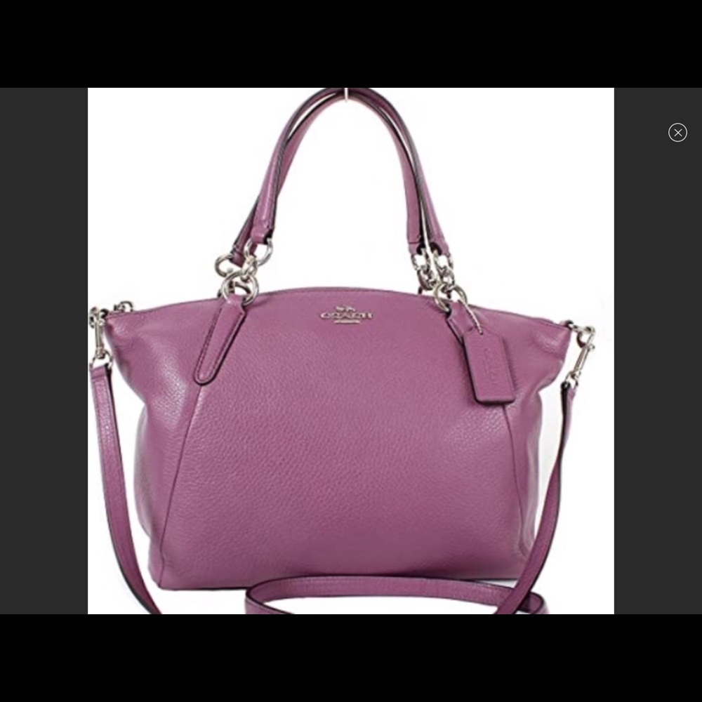 Coach Purple Small Kelsey Crossbody